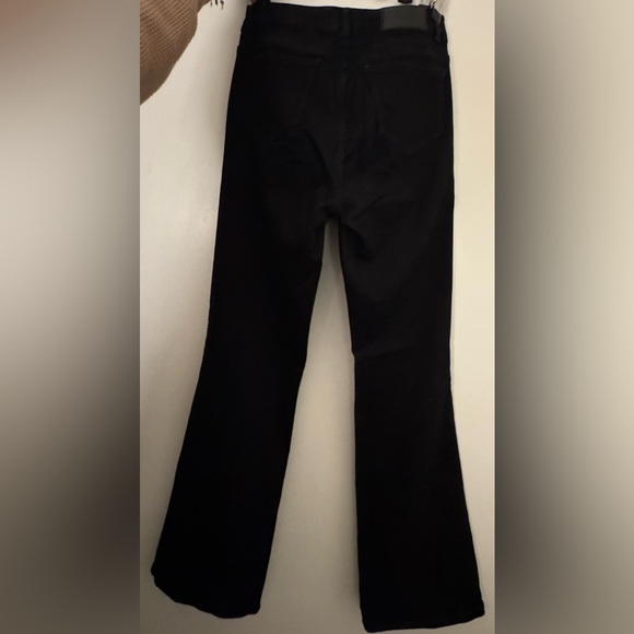 FitJeans Women’s Flared Fit Jeans | Black | Size L - Picture 5 of 8
